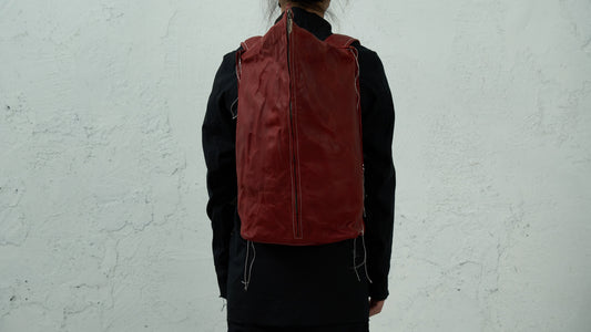 <SPAN>22.1</SPAN><SPAN>" OTHERS "</SPAN>BACKPACK 22.5<BR>HORSE FULL GRAIN<BR>RED